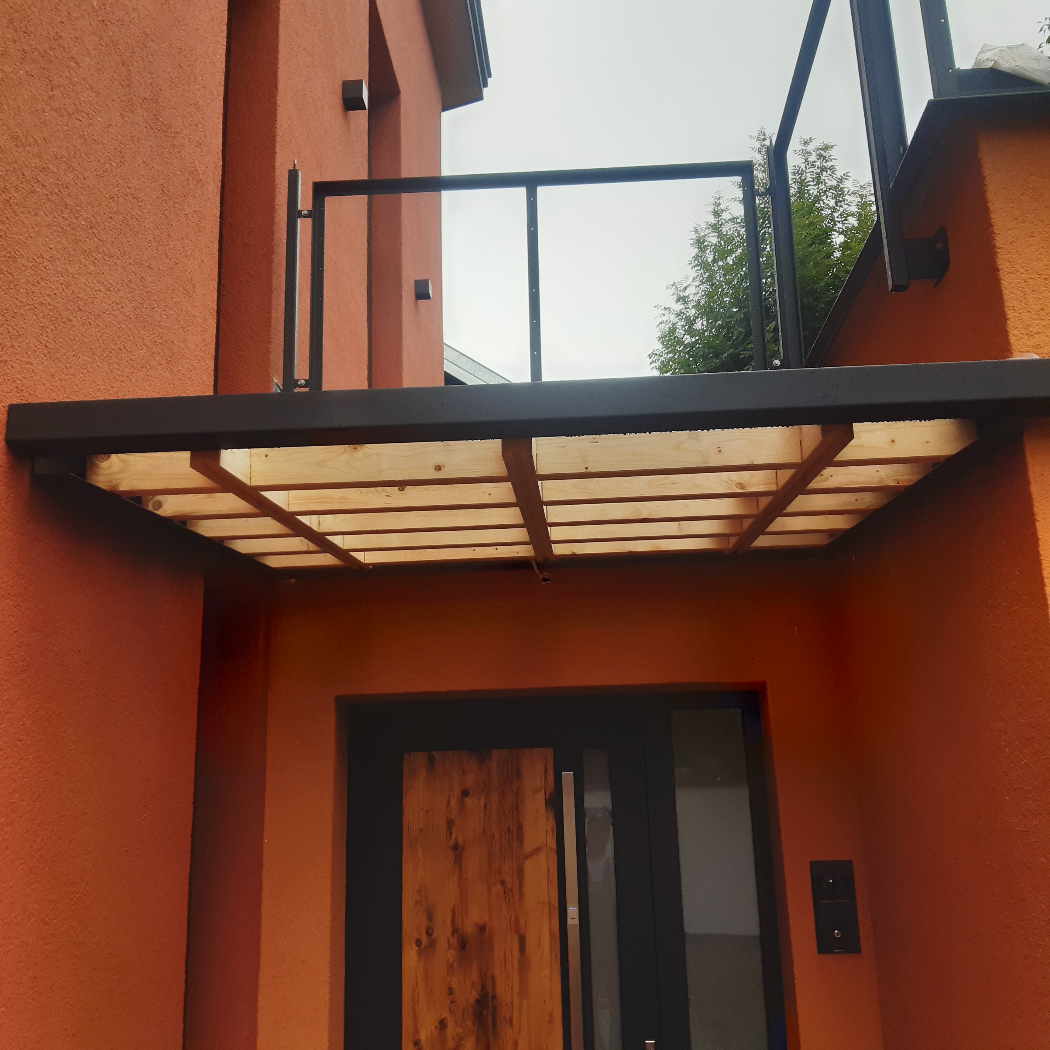 Schlosserei Brückner - Vordächer Kundenprojekte